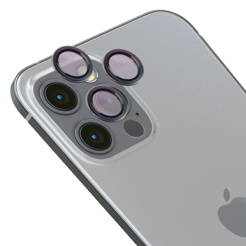 Bizon Glass Snap Lens Apple iPhone 12 Pro / 11 Pro / 11 Pro Max grey frame - 1