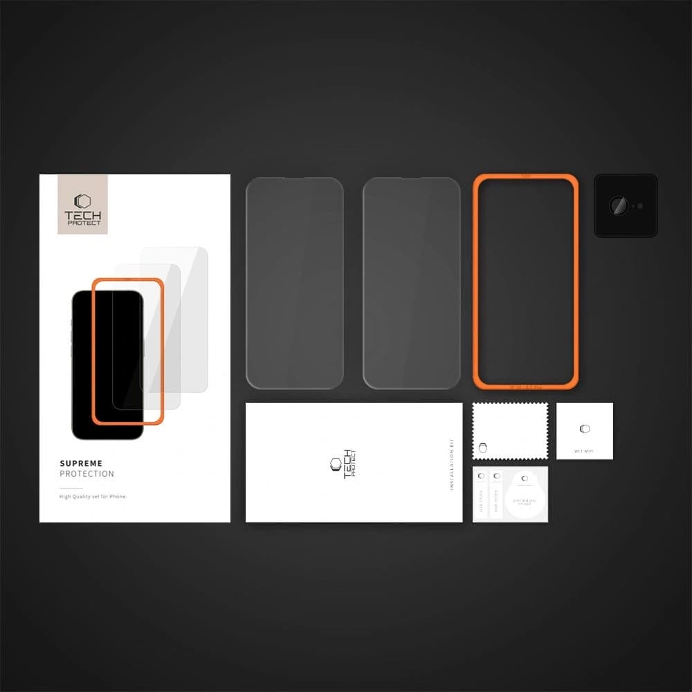 Tech-Protect Supreme Set Apple iPhone 17e / 16e Clear [3 PACK] - 6