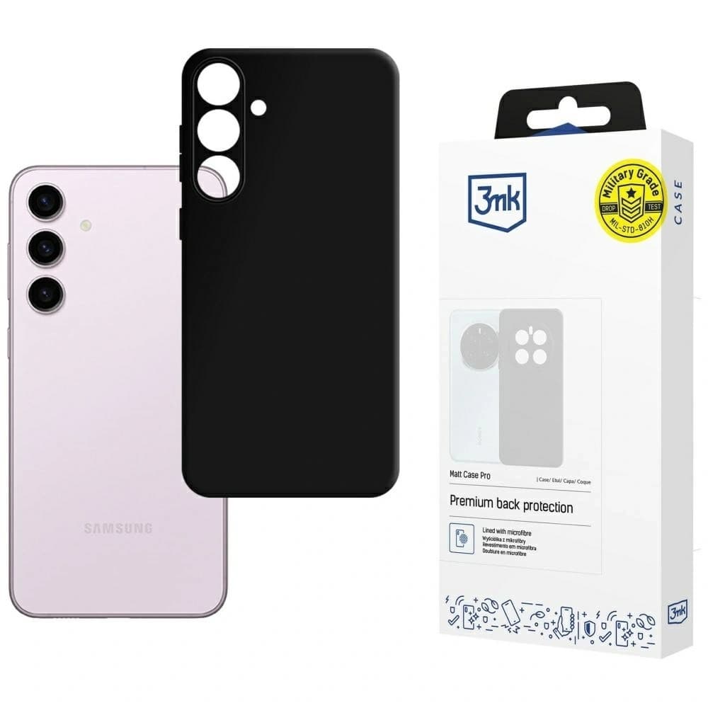3MK Matt Case Pro Samsung Galaxy S24 schwarz - 1