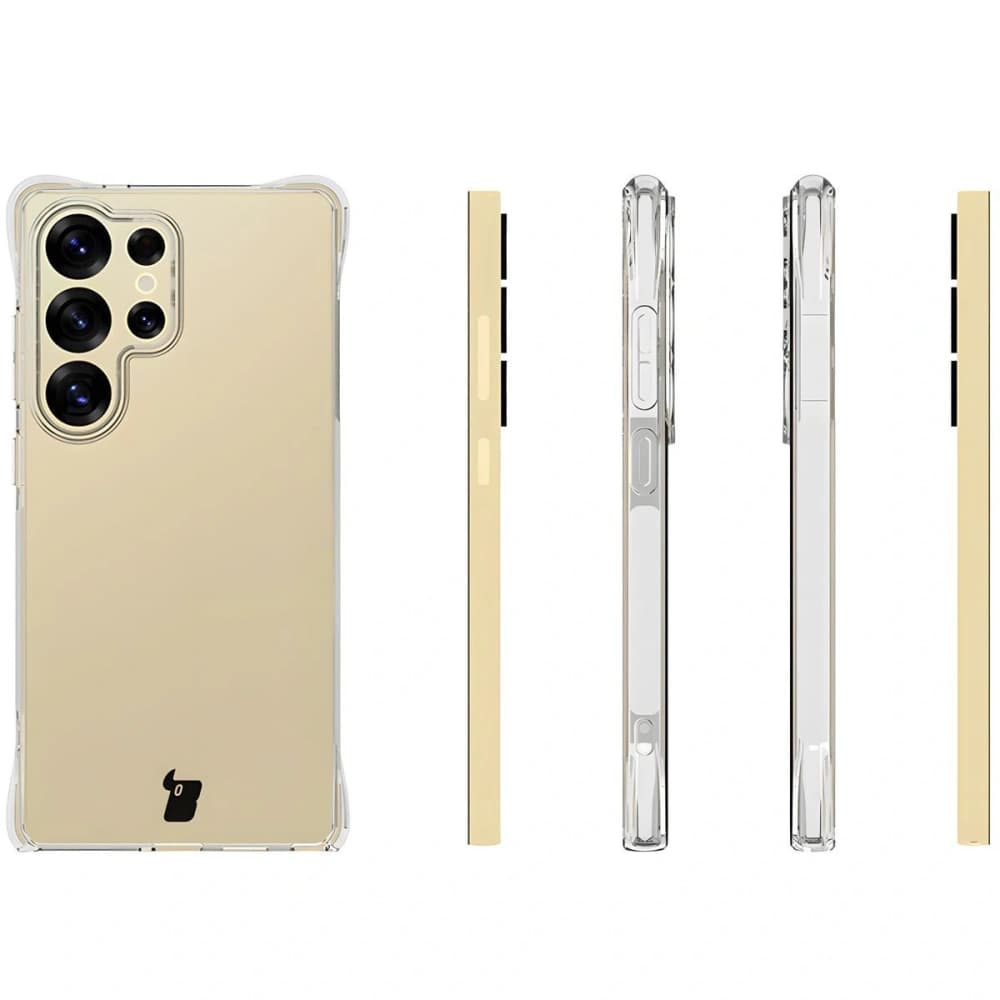 Bizon Case Clear Pack case + 2x screen film Samsung Galaxy S25 Ultra clear - 4