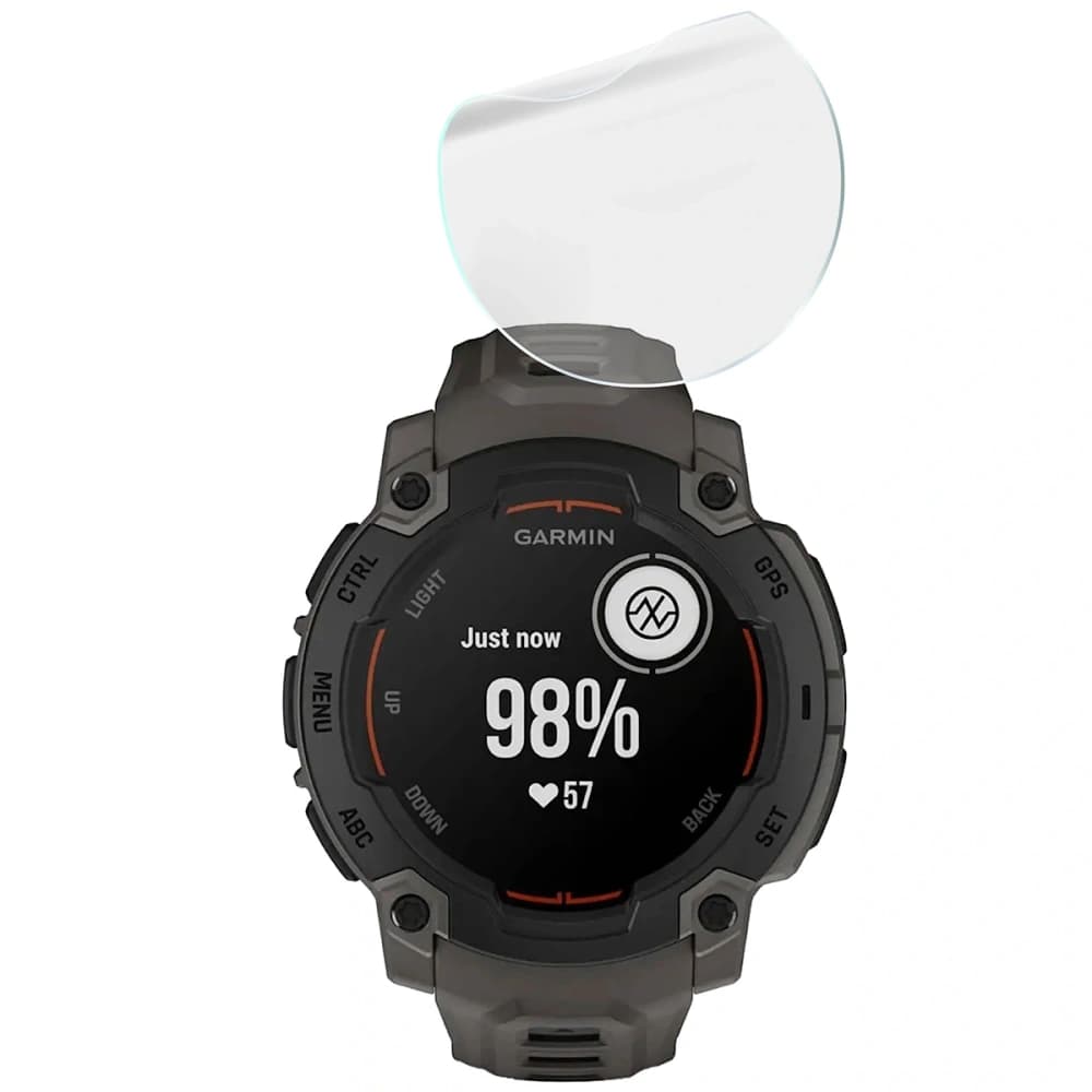 Bizon Glass Watch Hydrogel Garmin Instinct E 45 mm [2 PACK] - 5