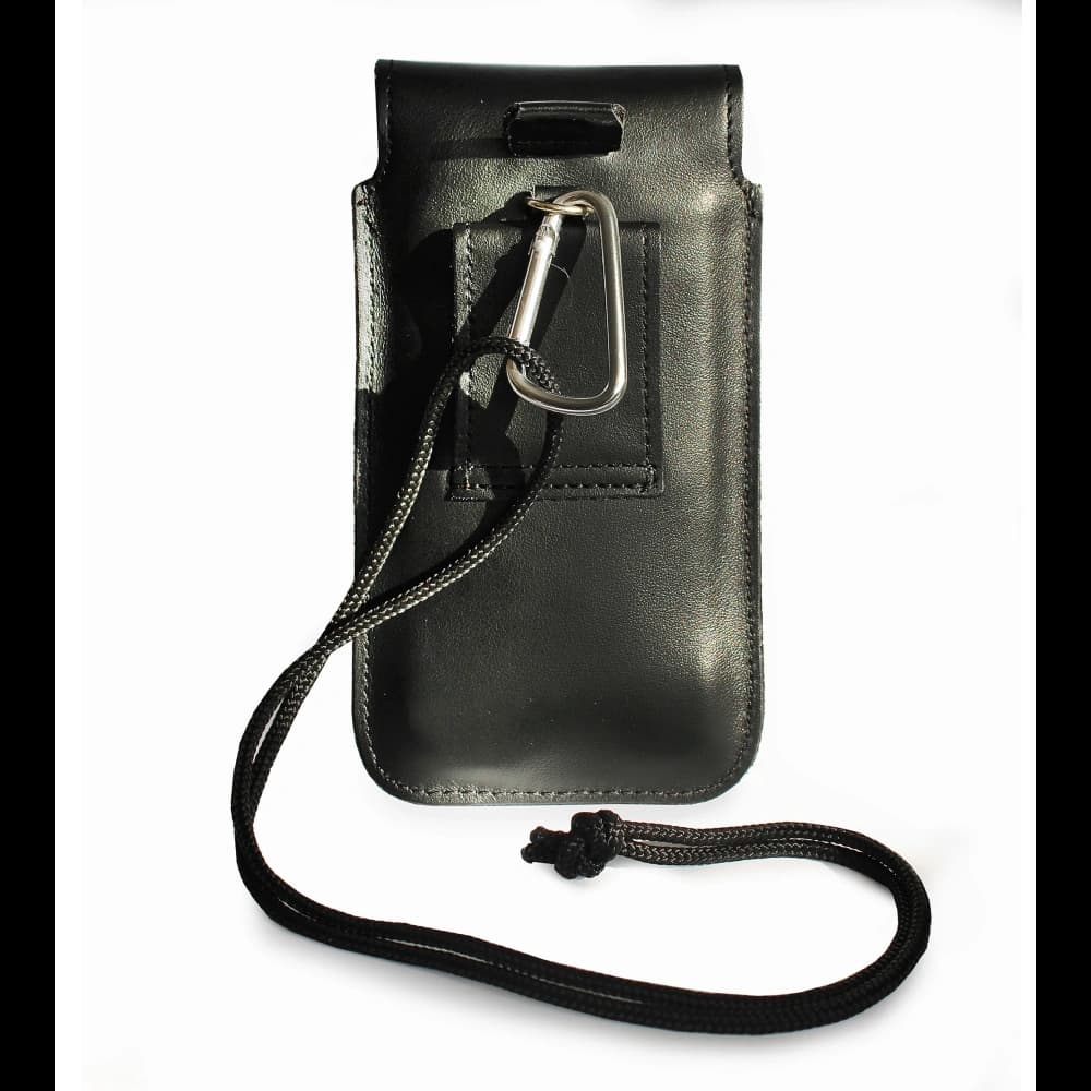 LURESKO Vissa S leather case for neck S 144x71x9mm - BLACK - 3