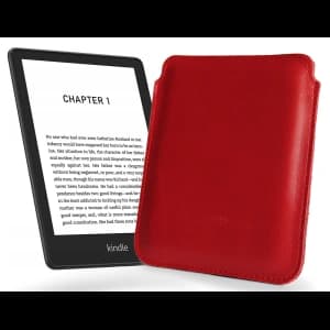 LURESKO MASTER S leather case for ebook 162x113x9mm (red smooth)