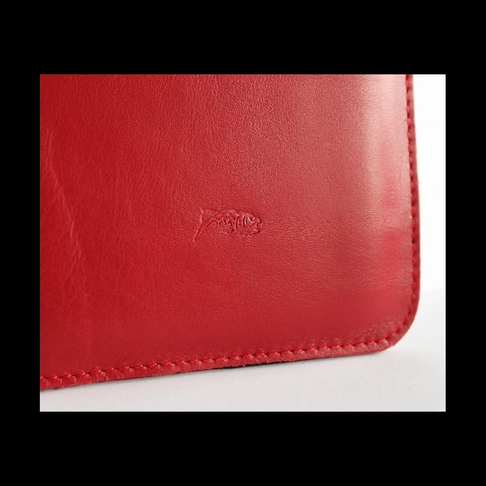 LURESKO MASTER S Ledertasche für E-Book 162x113x9mm (rot glatt) - 9