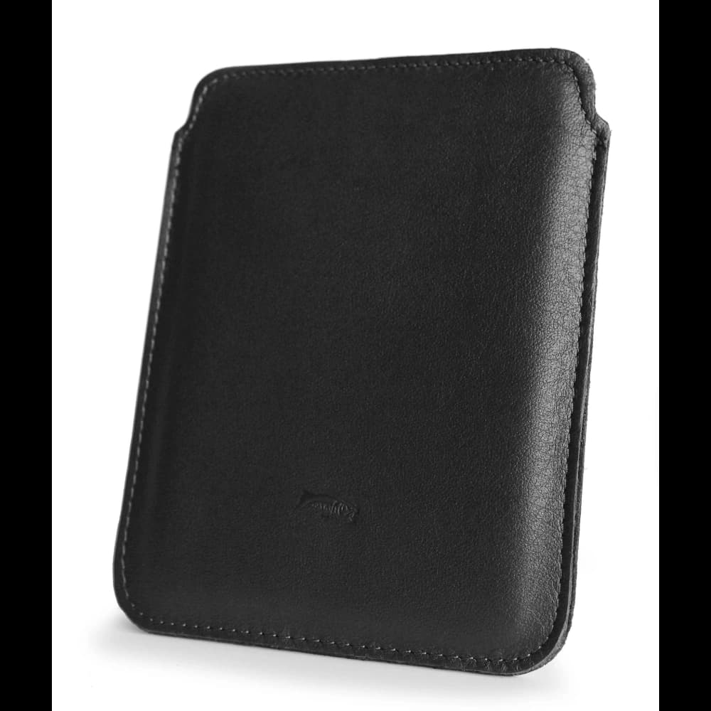 LURESKO MASTER S leather case for ebook 162x113x9mm (black smooth with black thread) - 4