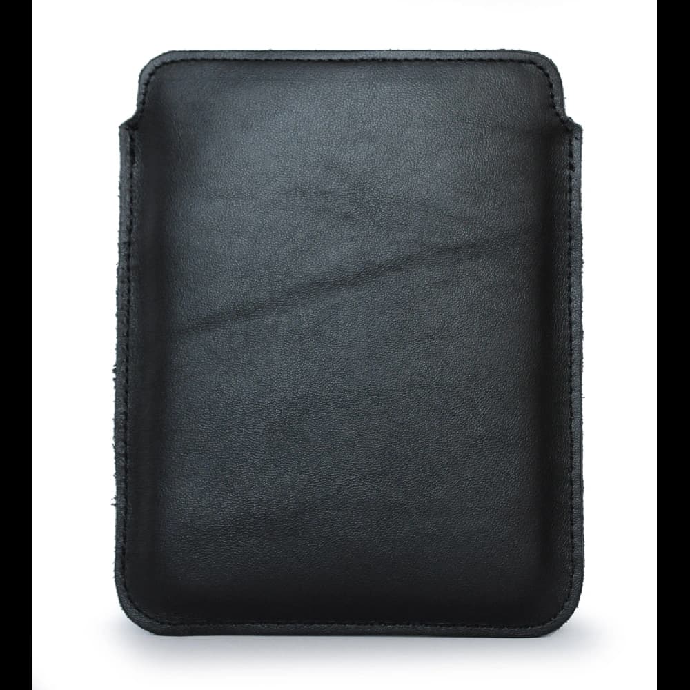 LURESKO MASTER S leather case for ebook 162x113x9mm (black smooth with black thread) - 6