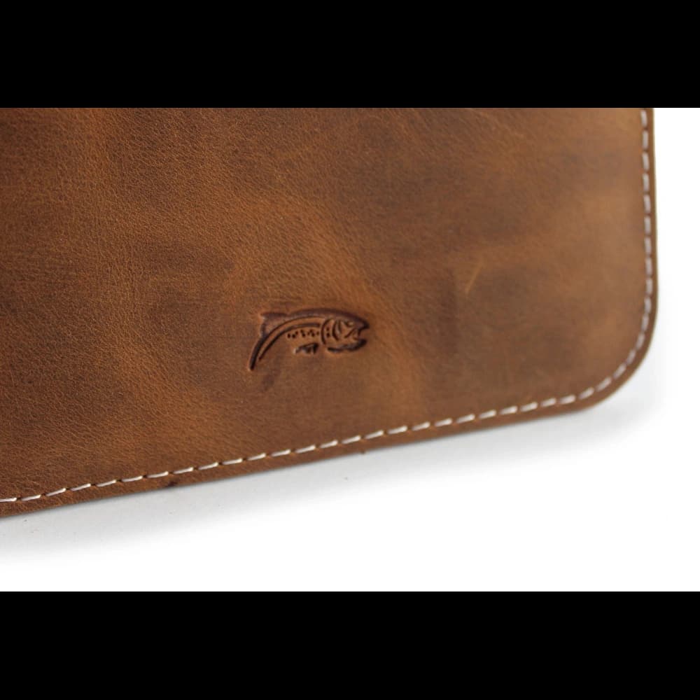 LURESKO MASTER S leather case for ebook 162x113x9mm (vintage brown with white thread) - 7