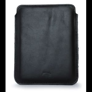 Skórzane etui LURESKO MASTER M na ebook 177x130x9mm (czarny gładki czarna nić) (PAP)
