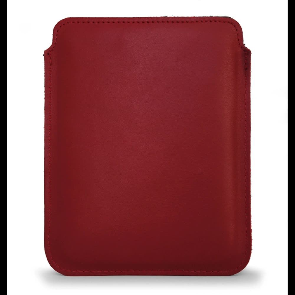 LURESKO MASTER M leather case for eBook 177x130x9mm (red smooth) (PAP) - 1