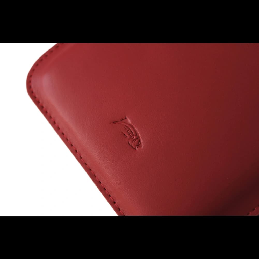 LURESKO MASTER L leather case for ebook 198x139x9mm (smooth red) (INK) - 4