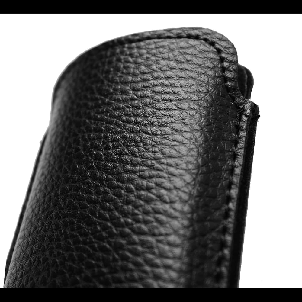 LURESKO SLEEVE XS leather slip case for small phones / feature phones 119mm x 53mm (black) - 5