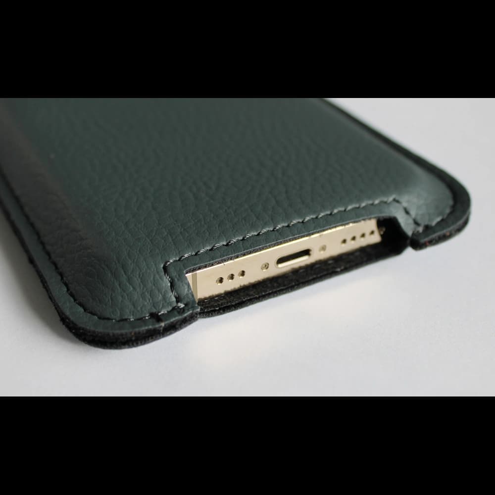 LURESKO LILNER XXL leather slipcase for phone ECO (gray) - 3