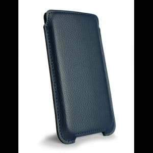 LURESKO LILNER XXL leather slipcase for phone ECO (blue)