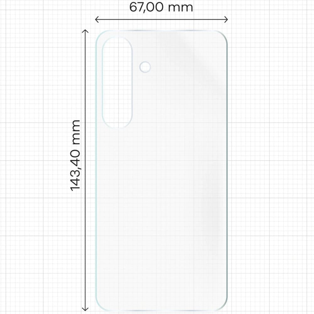 Bizon Glas Hydrogel Rückenschutzfolie Samsung Galaxy S25 [2 PACK] - 3