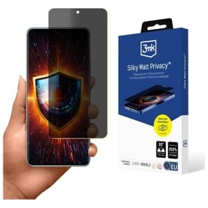 3MK Silky Matt Privacy Xiaomi Redmi Note 14 Pro 5G schwarz