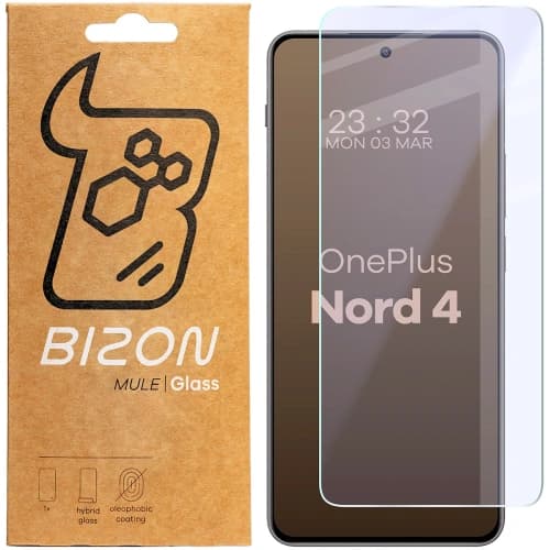 Bizon Glass Mule Flexible hybrid glass Hybrid Glass OnePlus Nord 4