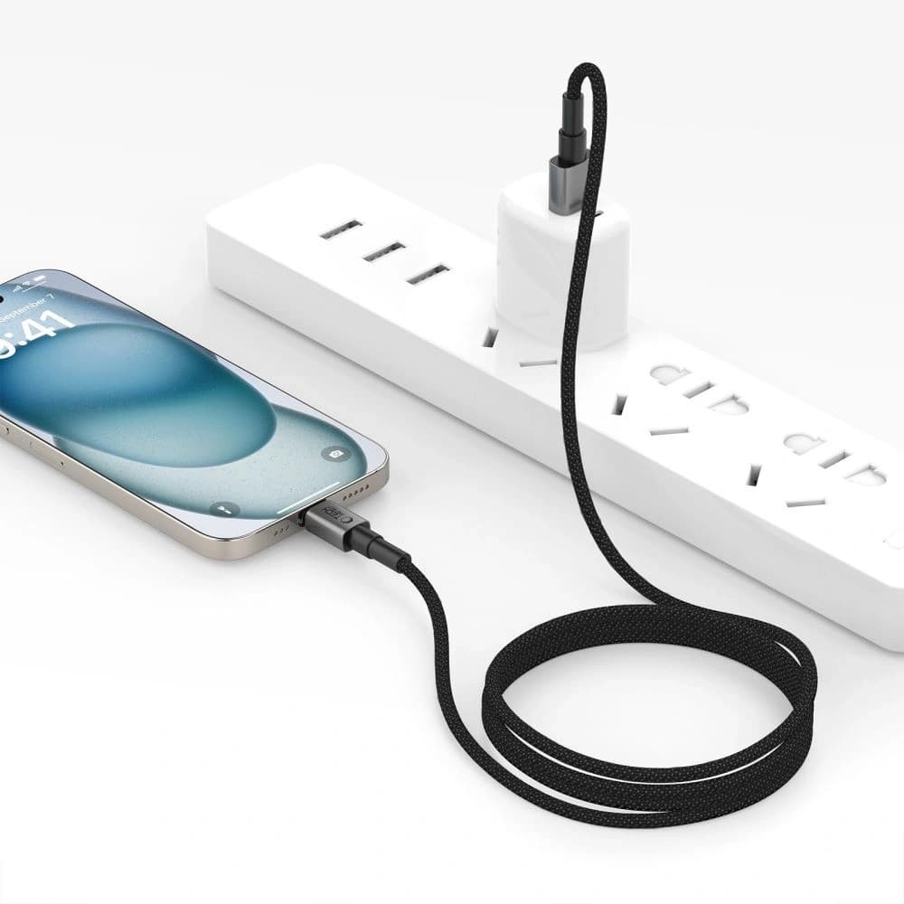 Tech-Protect Ultraboost DNA USB-A / Lightning Cable 12W 2.4A 25cm Iron Grey - 5