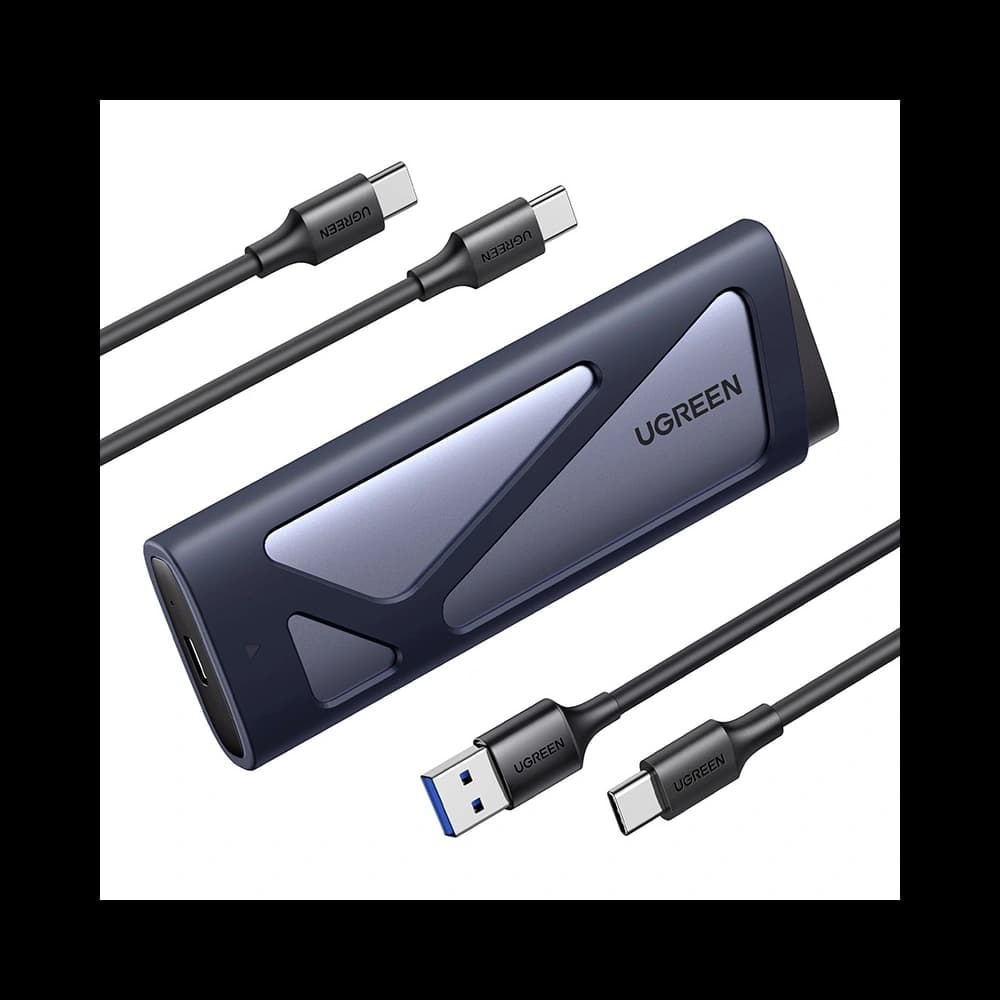 UGREEN CM767 M.2 NVMe/SATA SSD enclosure USB-C 3.2 Gen 2 UASP, TRIM, S.M.A.R.T. - 1