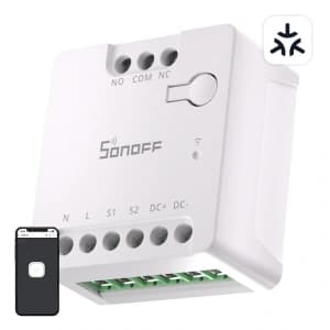 SONOFF MINI-D Matter WiFi-Schalter (AC/DC 12-48V potentialfreier Kontakt)