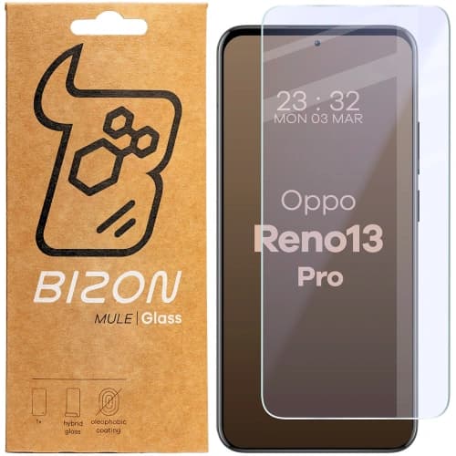 Bizon Glass Mule Flexible hybrid glass Hybrid Glass Oppo Reno 13 Pro