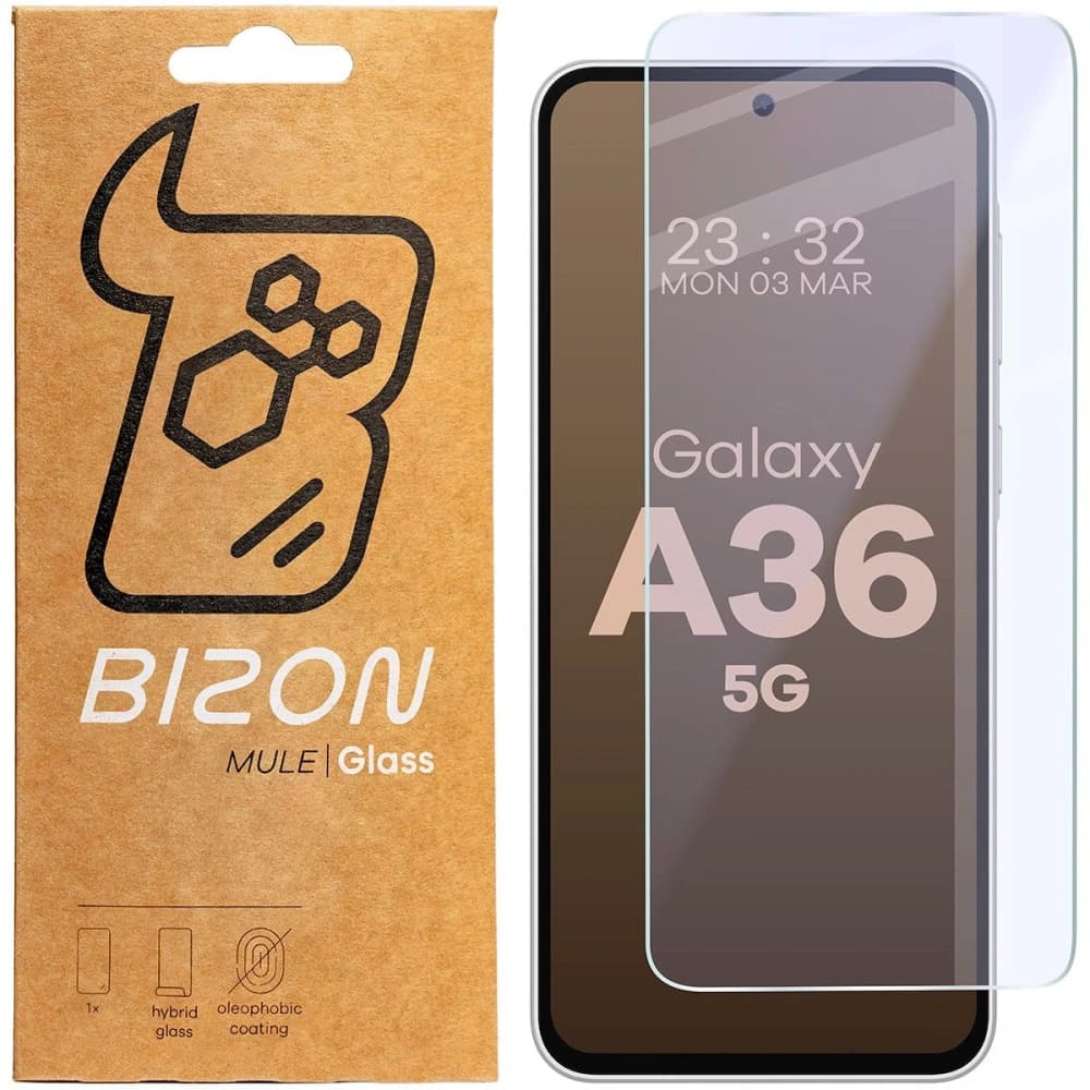Bizon Glass Mule Flexible hybrid glass Samsung Galaxy A36 5G - 1