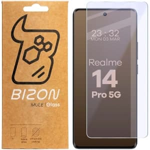 Bizon Glass Mule Flexible hybrid glass Realme 14 Pro 5G
