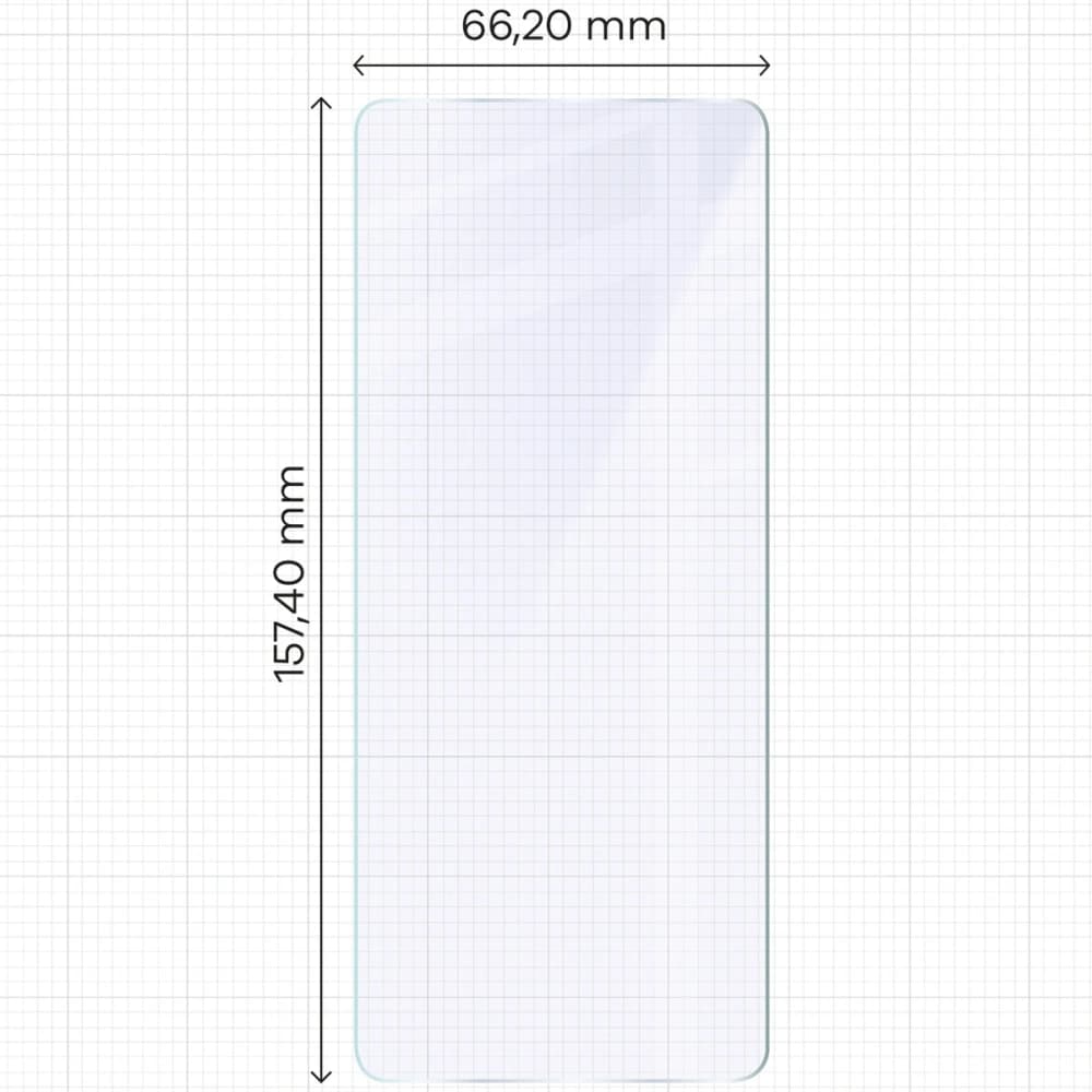 Bizon Glass Mule Flexible hybrid glass Realme 14 Pro 5G - 2