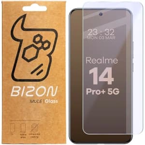 Bizon Glass Mule Flexible hybrid glass Realme 14 Pro Plus 5G