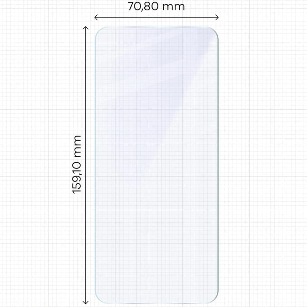 Bizon Glass Mule Flexible hybrid glass Realme 14 Pro Plus 5G - 2