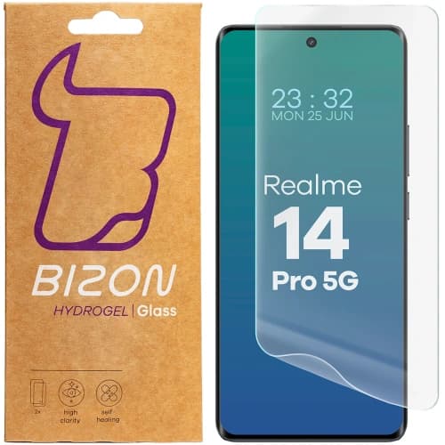 Bizon Glass Hydrogel Front Realme 14 Pro 5G [2 PACK]