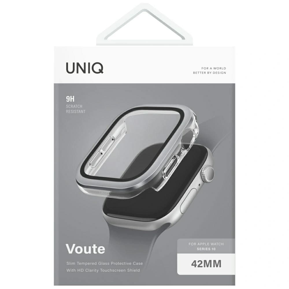 UNIQ Voute Apple Watch Series 10 42mm with glass silver - 5
