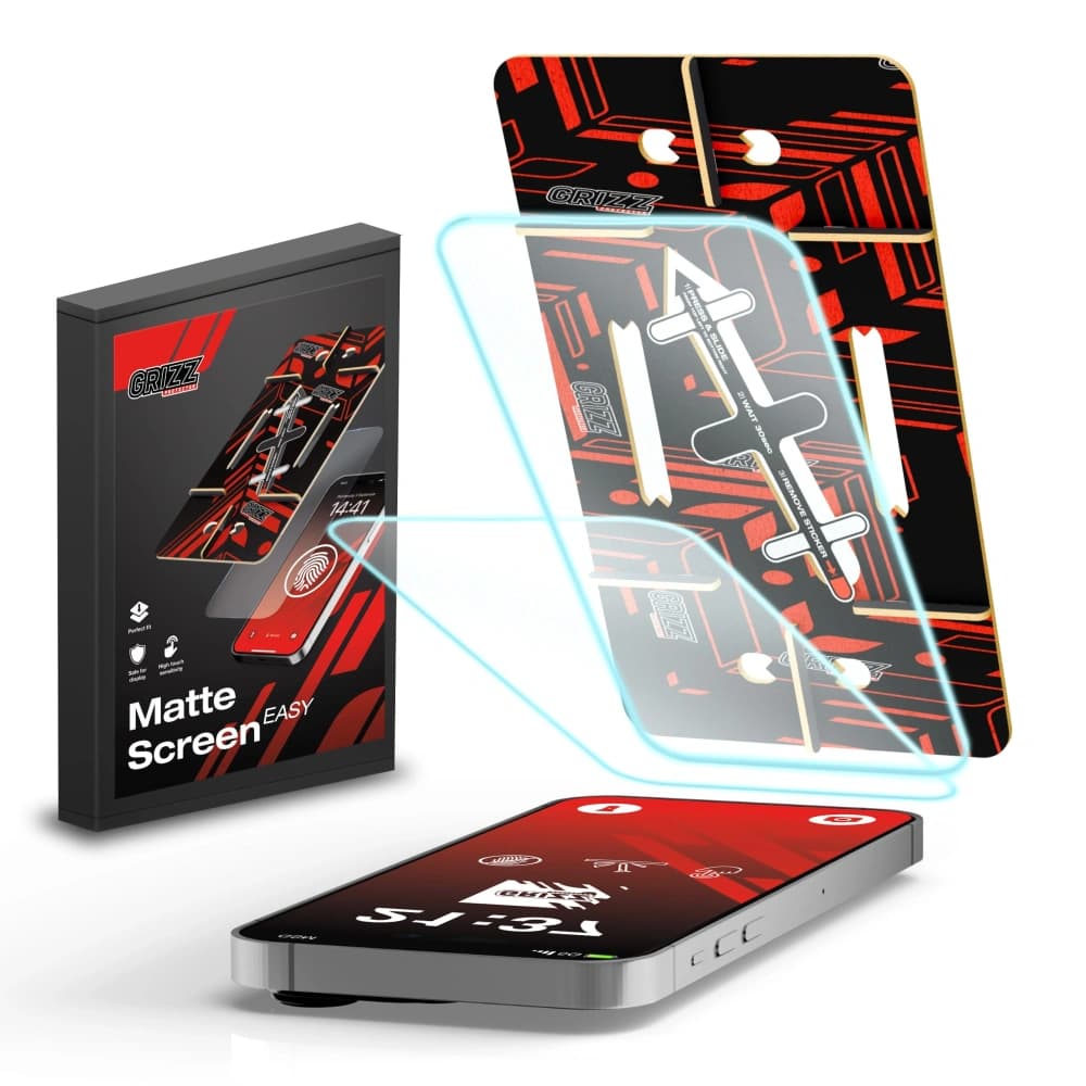 GrizzGlass MatteScreen Easy Apple iPhone 13 Pro Max [2 PACK] - 1