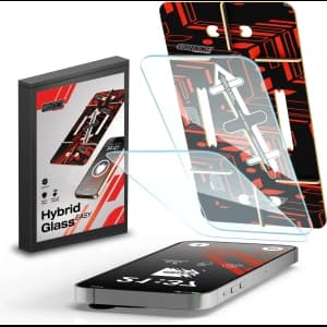 Hybrid glass GrizzGlass HybridGlass Easy for Apple iPhone 16 Pro Max [2 PACK]