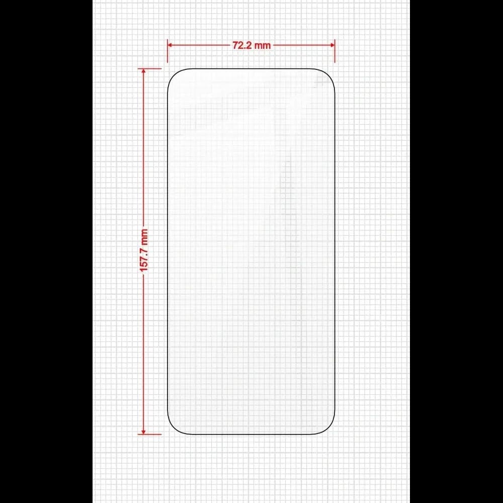 Hybriertes Glas GrizzGlass HybridGlass Easy für Apple iPhone 16 Pro Max [2 PACK] - 2