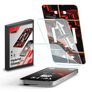 GrizzGlass HybridGlass Easy Apple iPhone 16 [2 PACK]