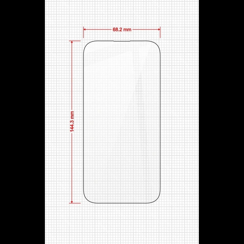 GrizzGlass HybridGlass Einfach Apple iPhone 14 Pro [2 PACK] - 2