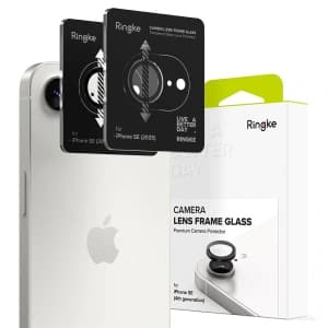 Ringke Camera Frame Protector Apple iPhone 17e / 16e Black [2 PACK]