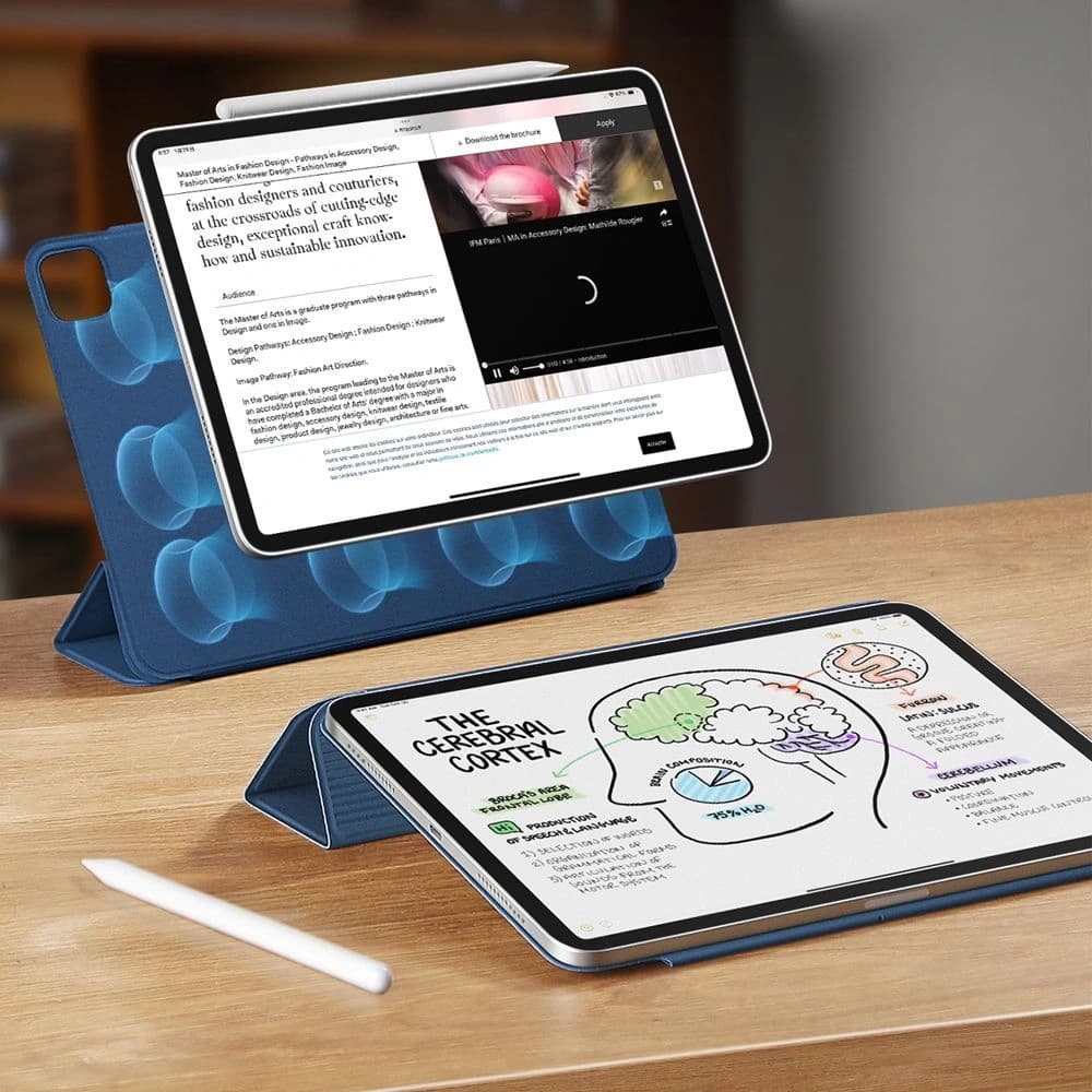 ESR Rebound Magnetic Apple Apple iPad Pro 12.9 2020/2021/2022 (4, 5, 6 gen) / Air 13" 2024 (6 gen) / 13" 2025 (7 gen) Navy Blue - 2