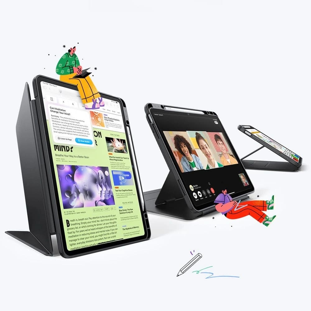 Etui ESR Flip Hybrid Apple iPad Air 13" 2024 (6. generacji) / 13" 2025 (7. generacji) Black - 2