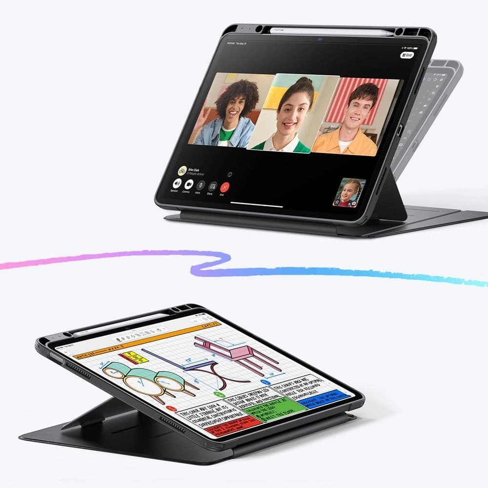 Etui ESR Flip Hybrid Apple iPad Air 13" 2024 (6. generacji) / 13" 2025 (7. generacji) Black - 3