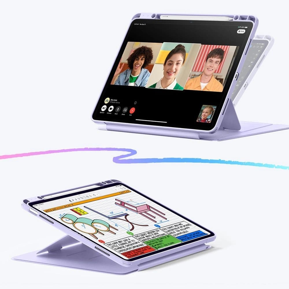 ESR Flip Hybrid Apple iPad Air 13" 2024 (6 gen) / 13" 2025 (7 gen) Purple - 3