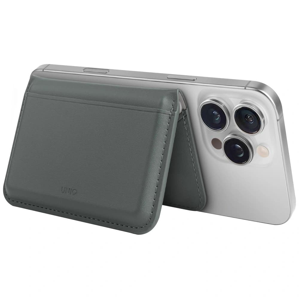 UNIQ Lyden DS magnetisches RFID-Geldbeutel-Handyständer grün - 3