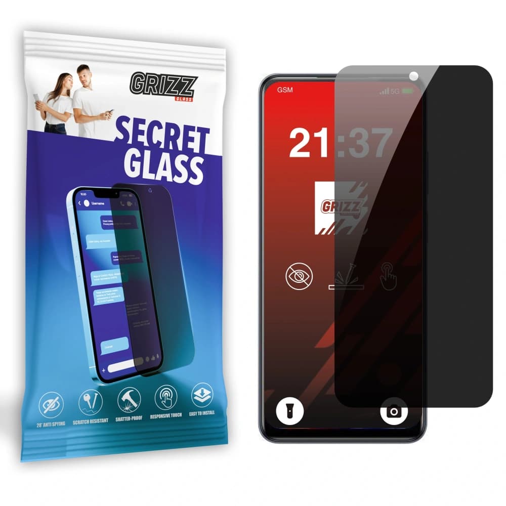 GrizzGlass Matte SecretGlass ZTE Blade V70 Max - 1