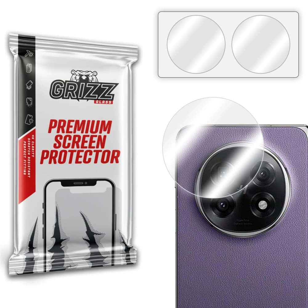 GrizzGlass HybridGlass Camera Oppo Find N5 [2 PACK] - 1