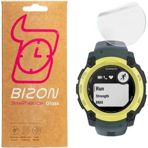 Bizon Glass Watch Hydrogel Garmin Instinct E 40 mm [2 PACK]