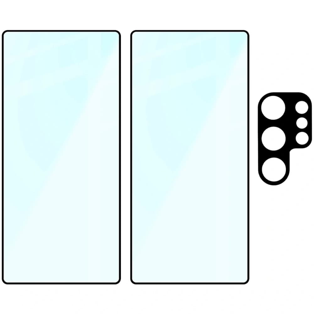Bizon Edge 2 Pack 2x screen glass + 1x camera glass Samsung Galaxy S25 Ultra - 6