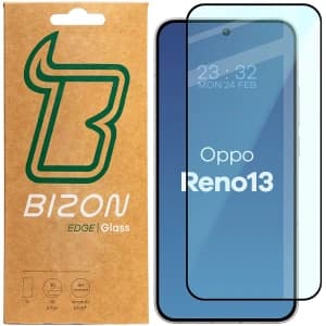 Bizon Glass Edge 2 Oppo Reno13 black frame