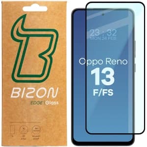 Bizon Glass Edge 2 Oppo Reno13 F / FS schwarzer Rahmen