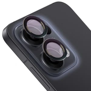 Bizon Glass Snap Linse Oppo Reno 13 schwarzer Rahmen