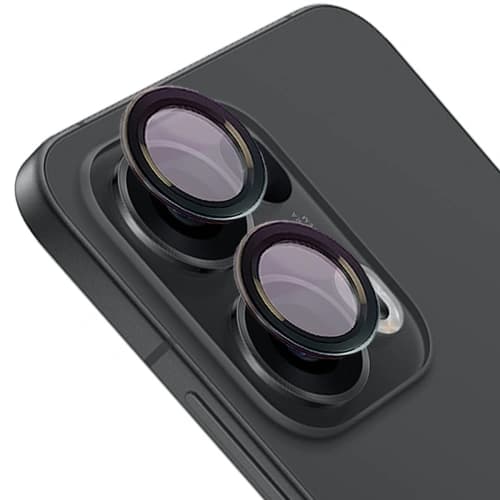 Bizon Glass Snap Lens Oppo Reno 13 Pro black frame
